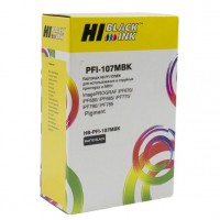 Картридж Hi-Black (PFI-107MBK) для Canon iPF680/685/780/785, MBK -  